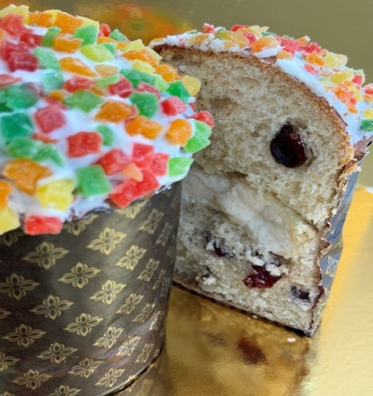 Паска з журавлиною та сирною начинкою